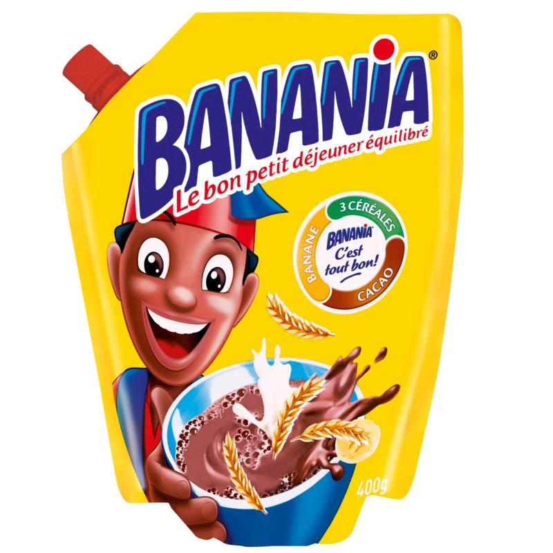 Poudre Chocolatée Recette Gourmande 400g - BANANIA