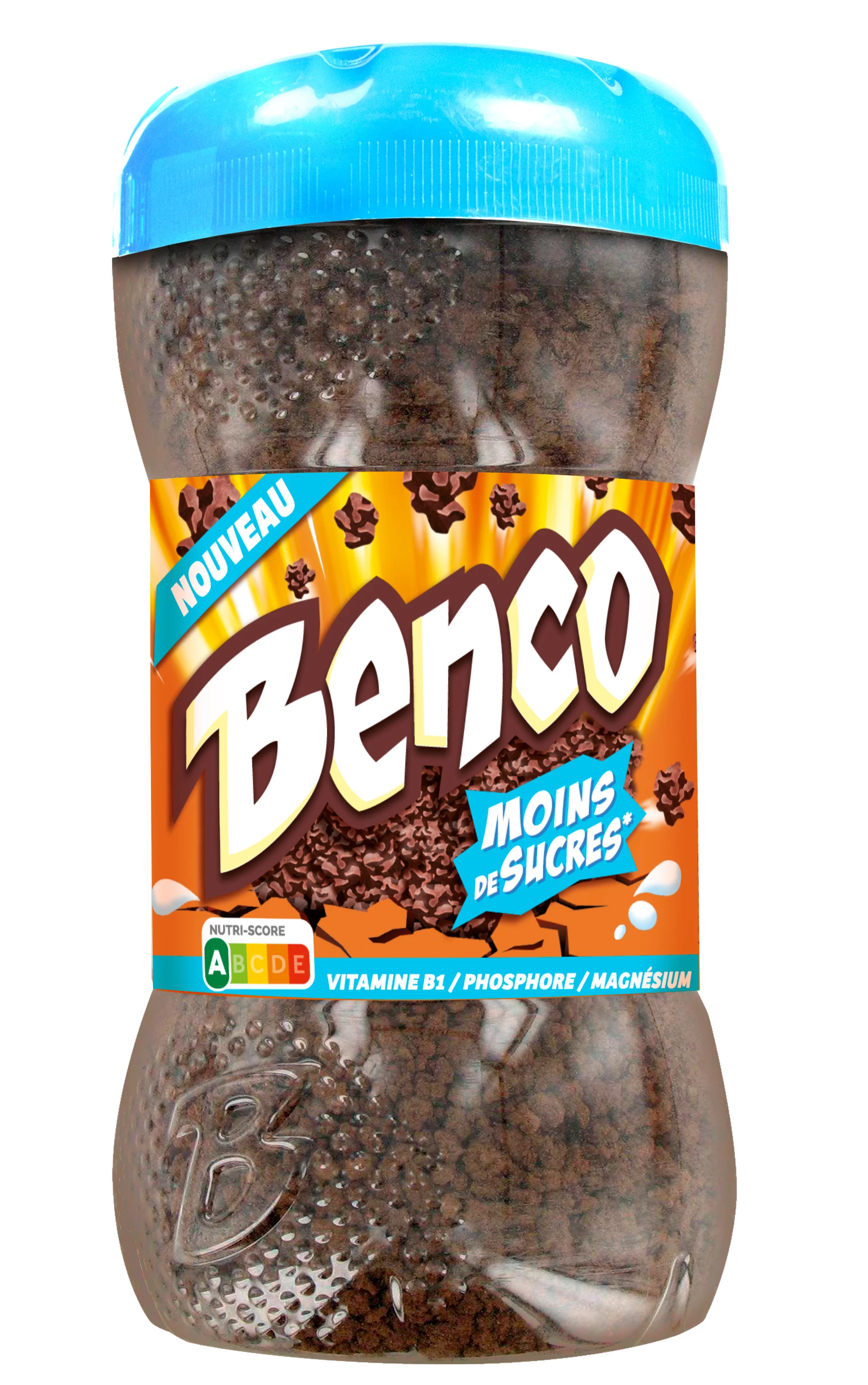 Meno zucchero in polvere di cioccolato, 400 g - BENCO