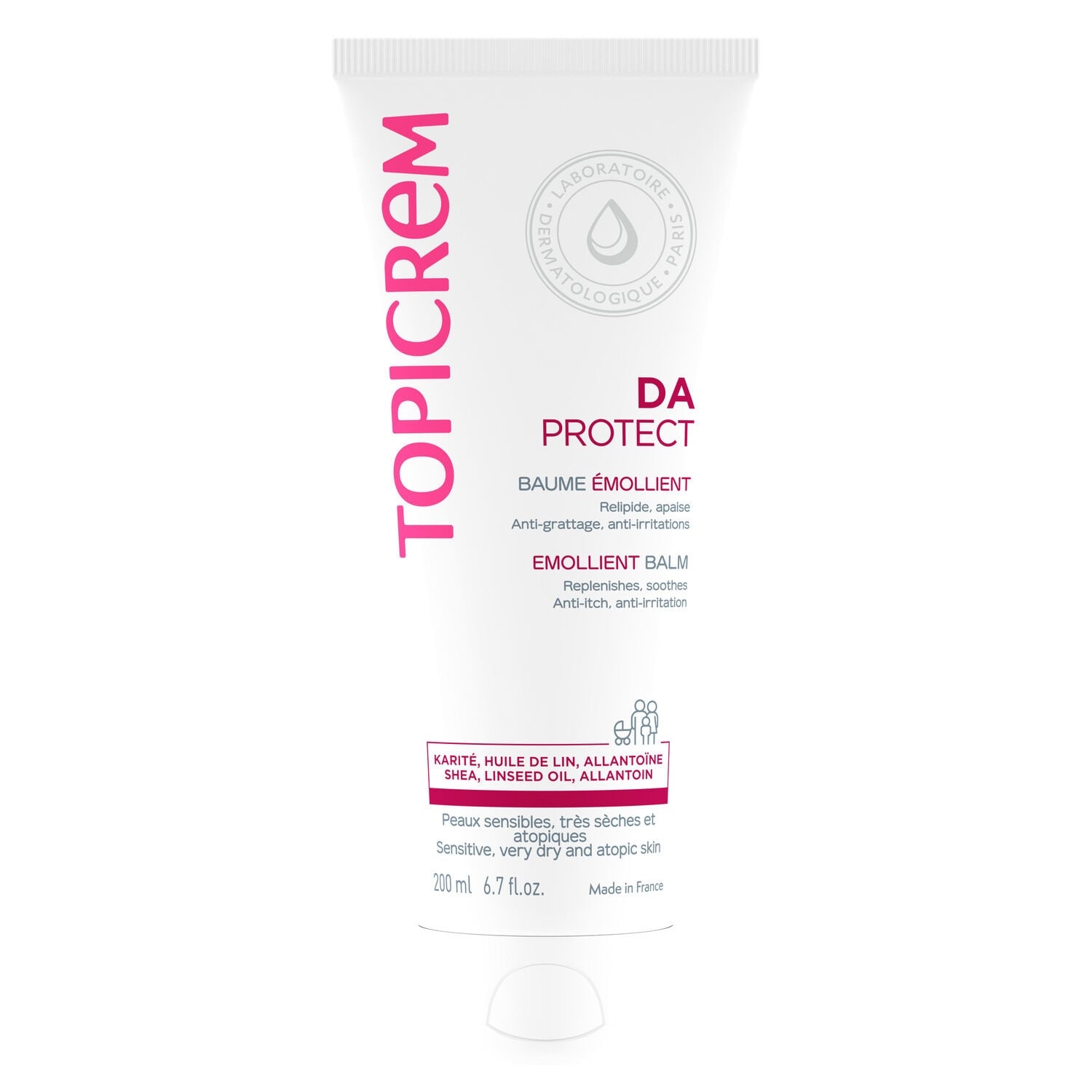 DA PROTECT Baume Emollient 200 ml - TOPICREM