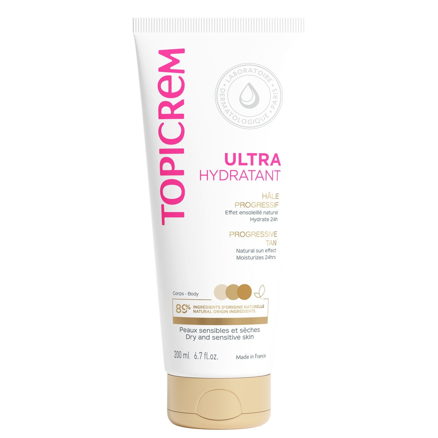 ULTRA-HYDRATANT Hâle Progressif 200 ml - TOPICREM