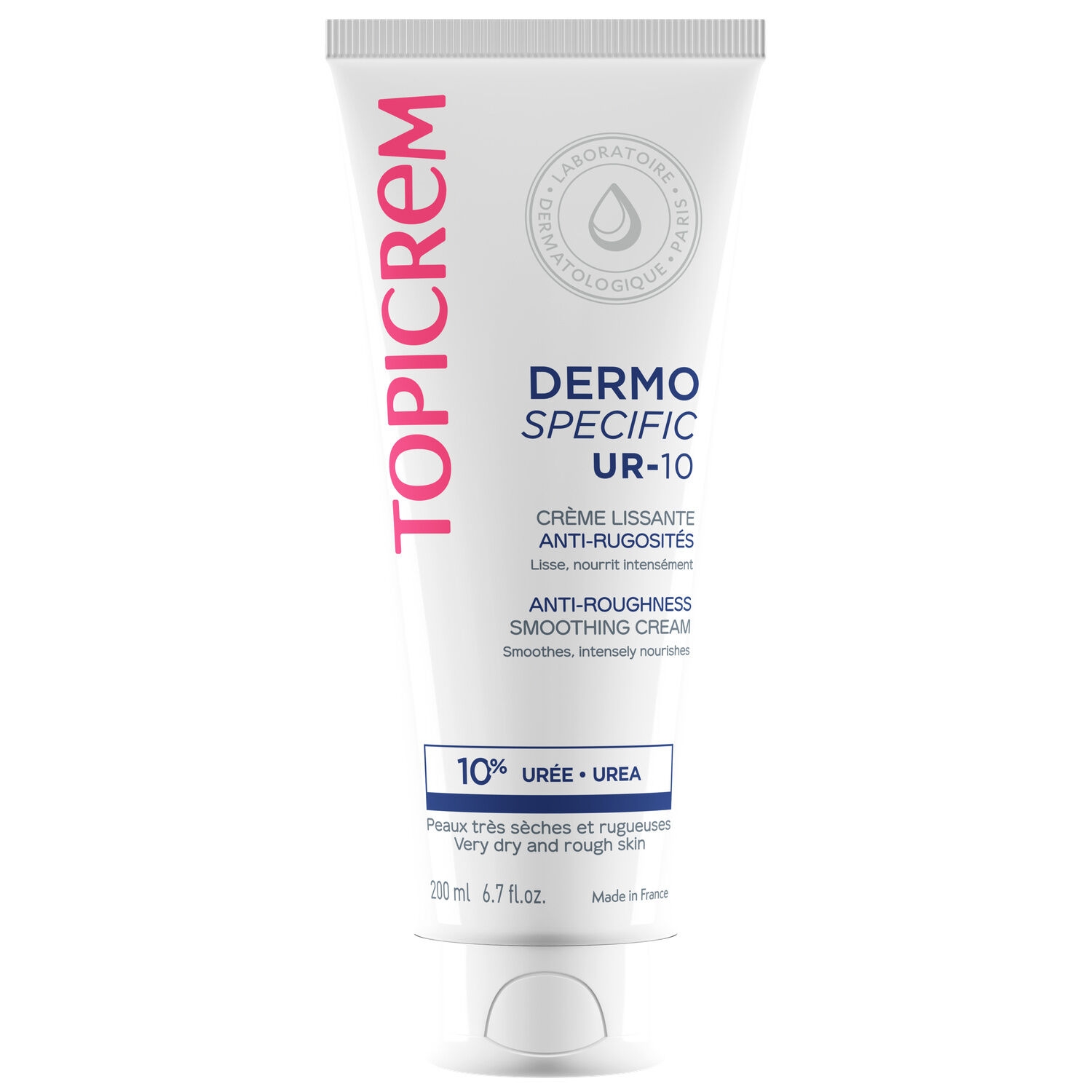 UR10 Crème Lissante Anti-Rugosités 200 ml - TOPICREM