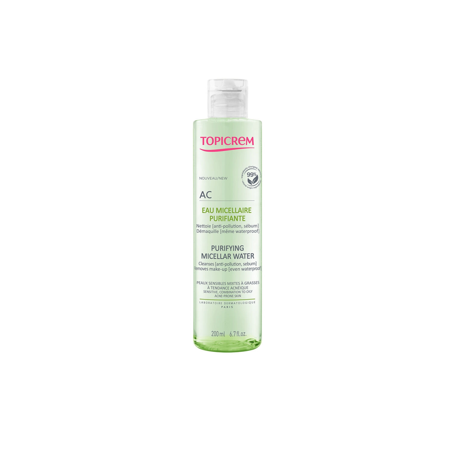 AC CONTROL Eau Micellaire Purifiante 200 ml - TOPICREM