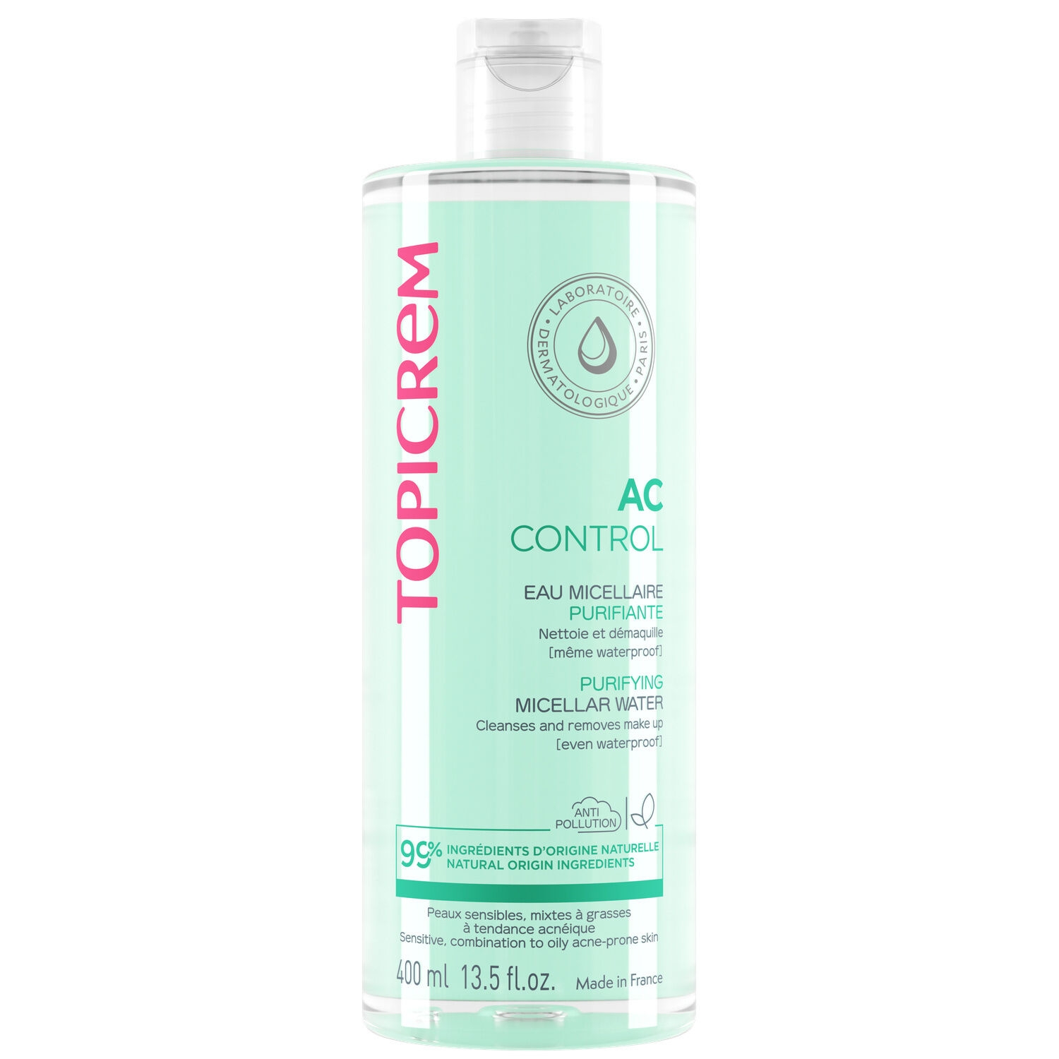 AC CONTROL Eau Micellaire Purifiante 400 ml - TOPICREM