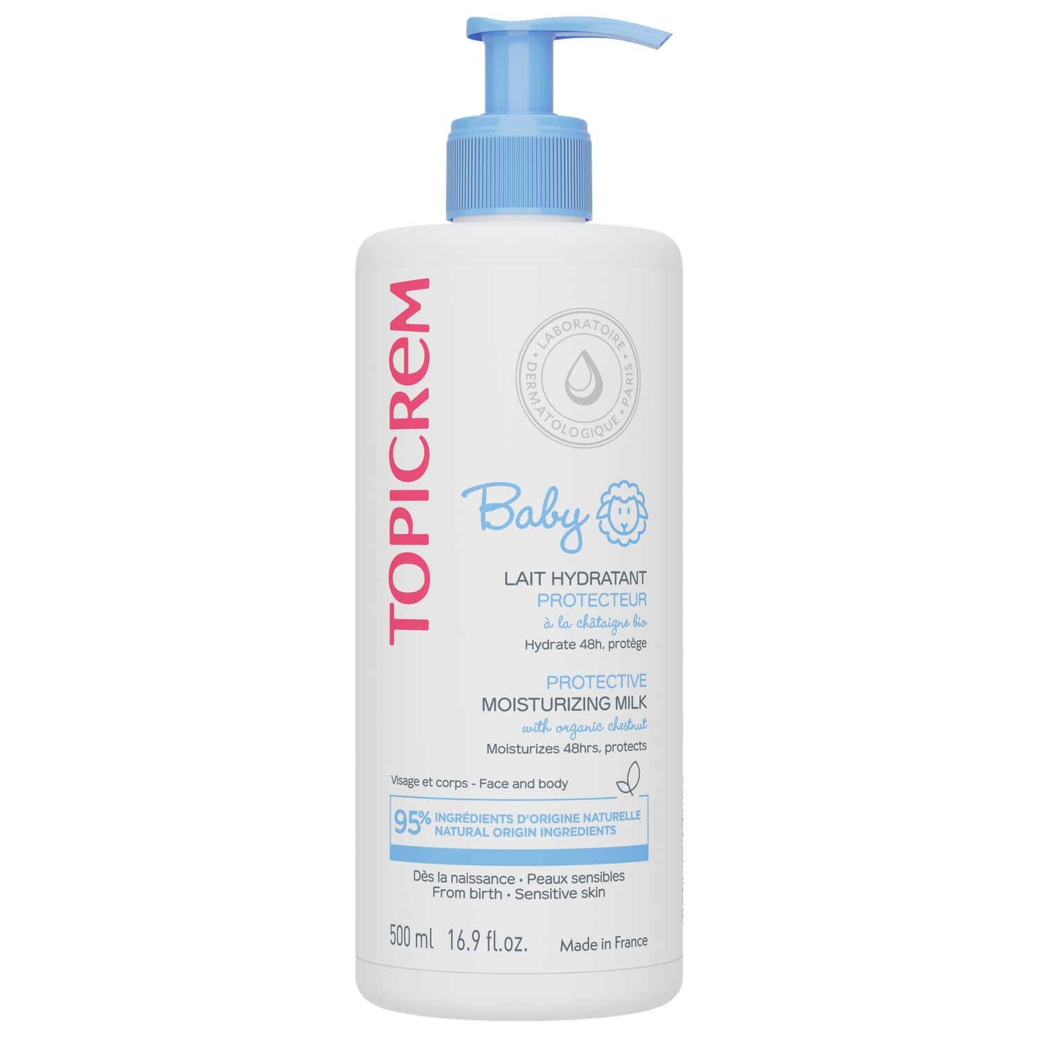 BABY Lait Hydratant Protecteur 500 ml - TOPICREM