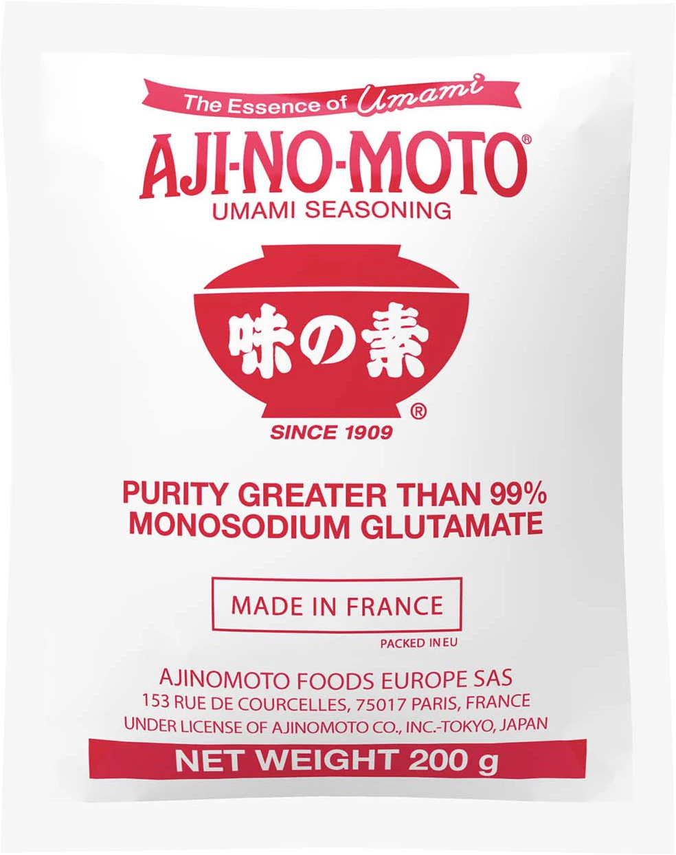 谷氨酸单钠 48 X 200 Gr - AJINOMOTO