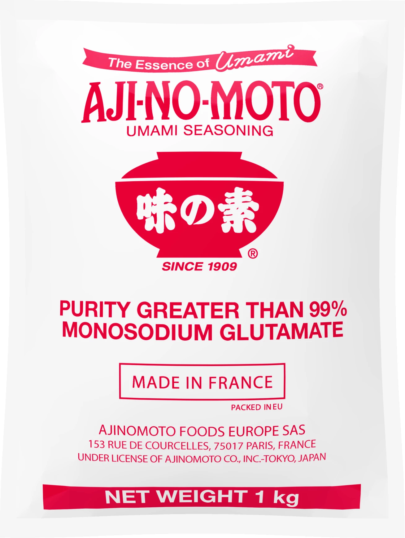 グルタミン酸モノソディーク 12 X 1 Kg - AJINOMOTO