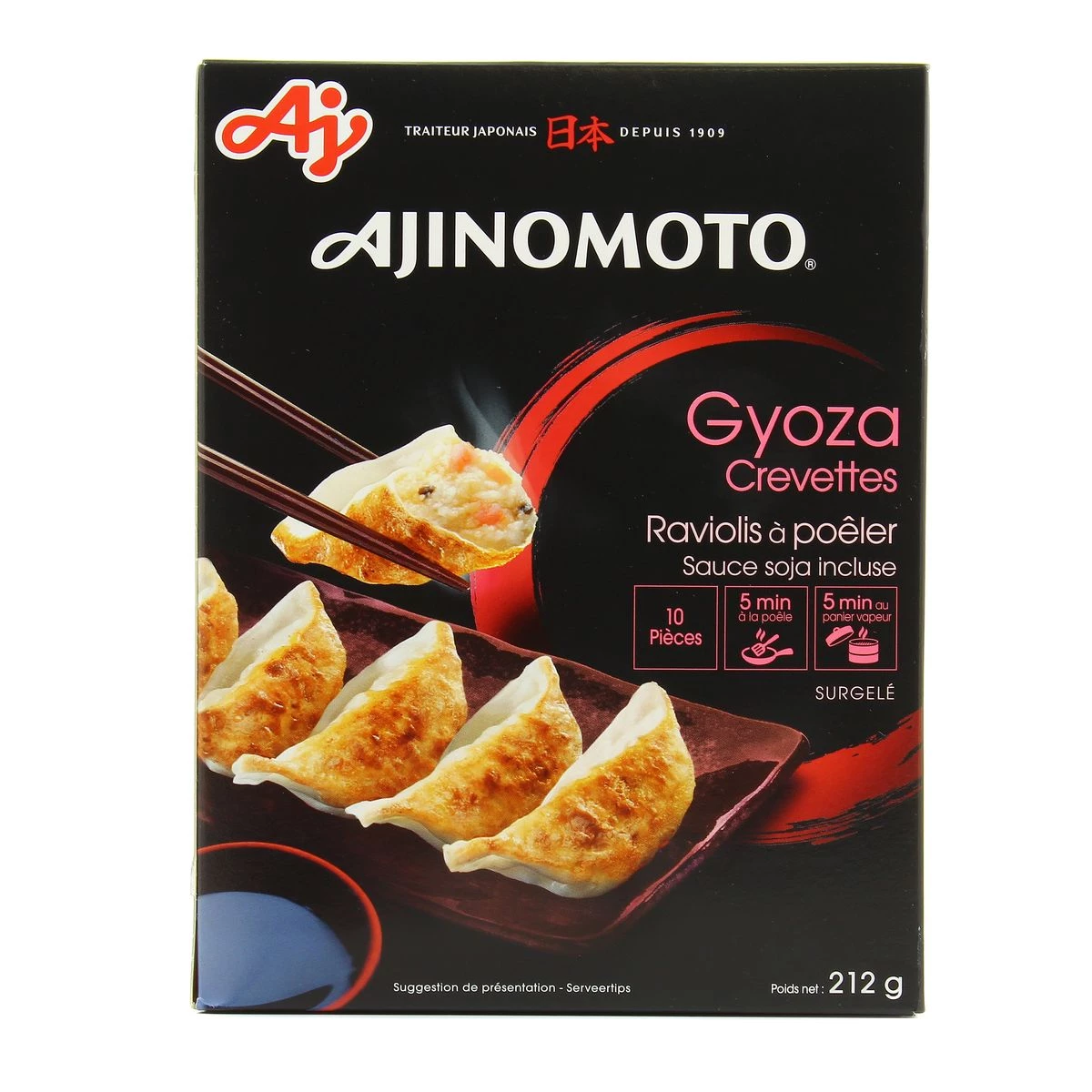 Gyoza farcis aux crevettes x10 - AJINOMOTO