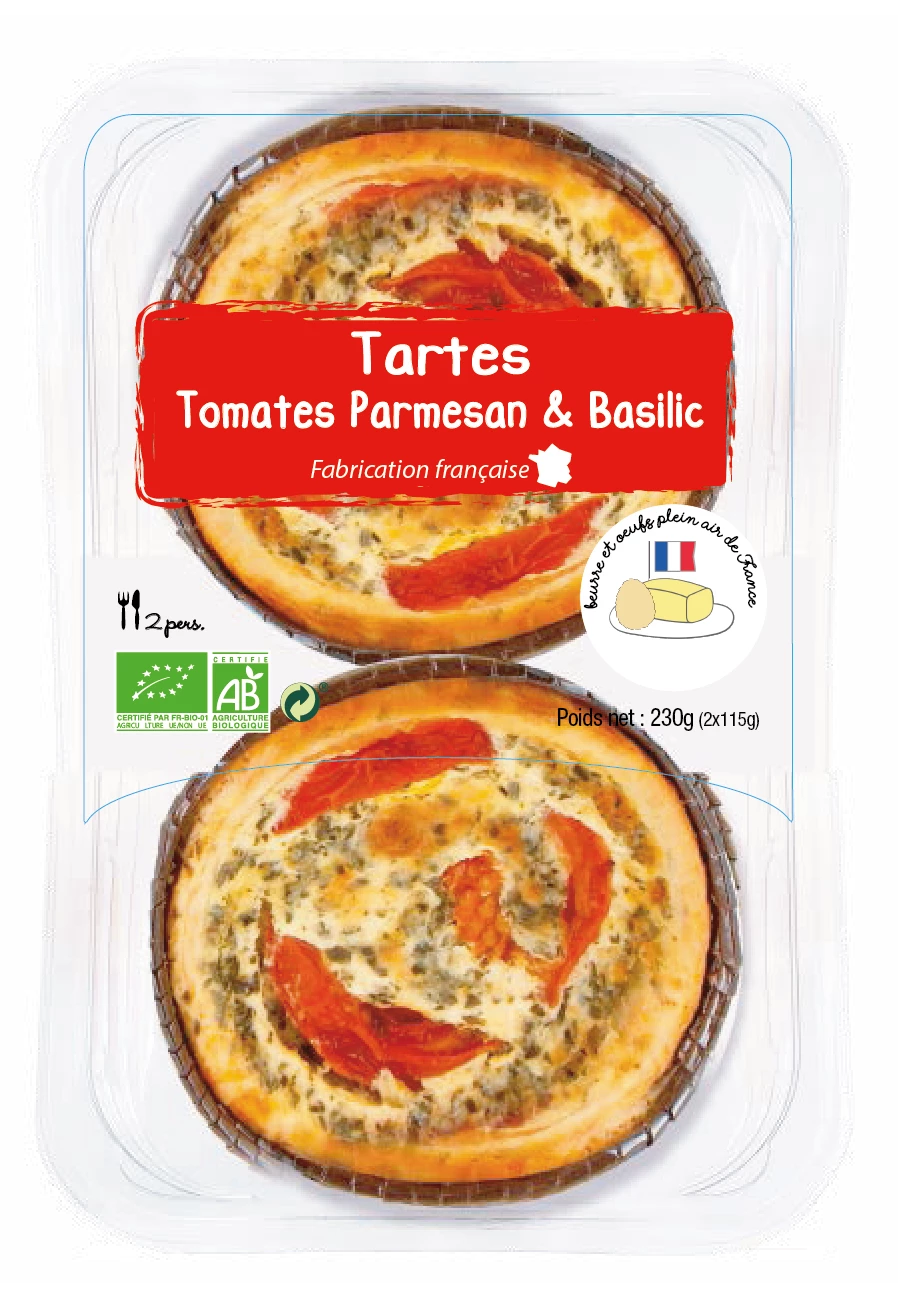 Tarte Tomates Parmes Bio 115gx