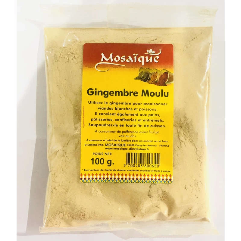Gừng xay, 100g -  MOSAÏQUE