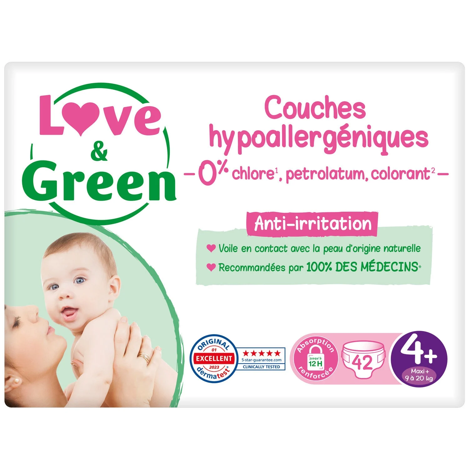 X42 Couche Jumbo T4 Love Green