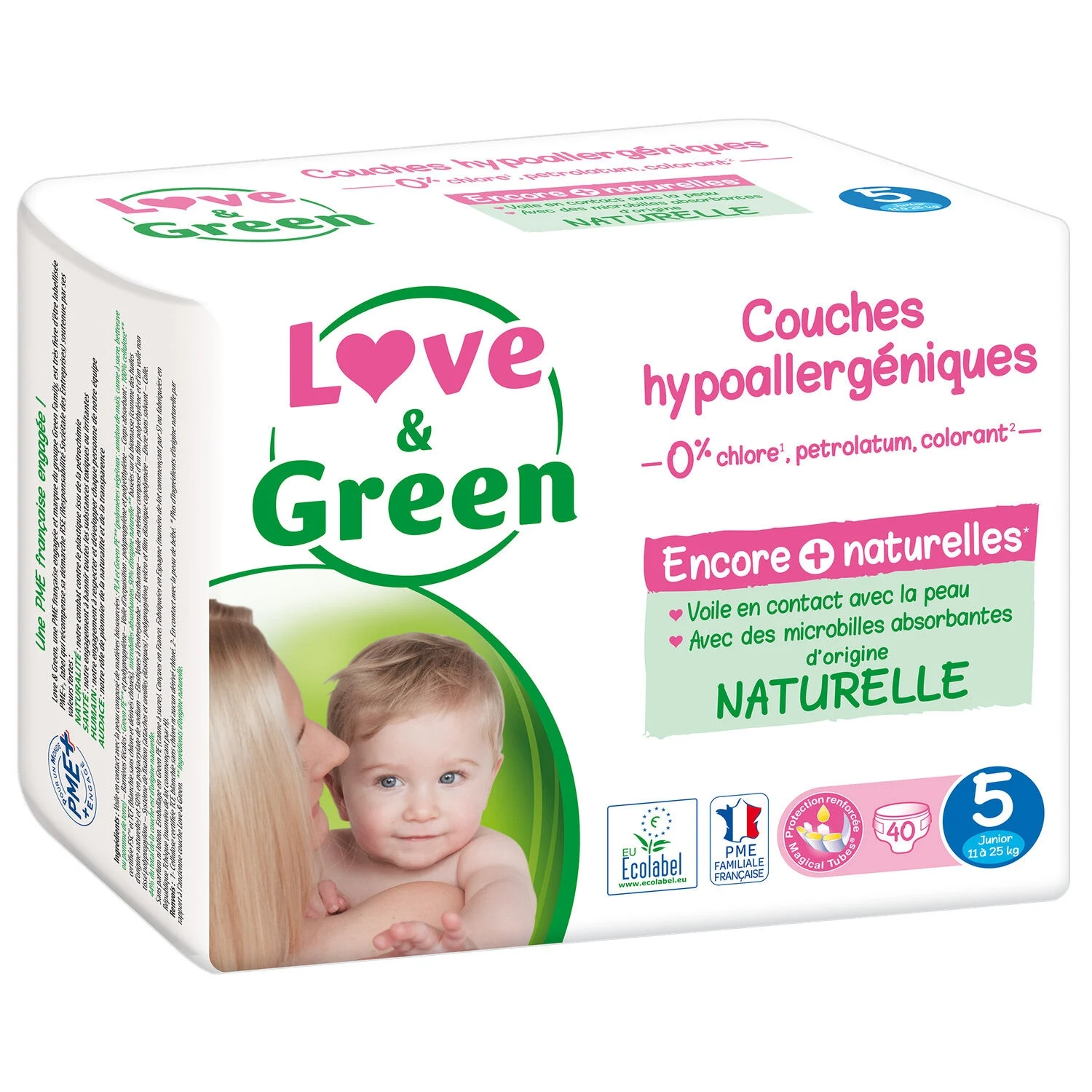 X40 Couche Jumbo T5 Love Green
