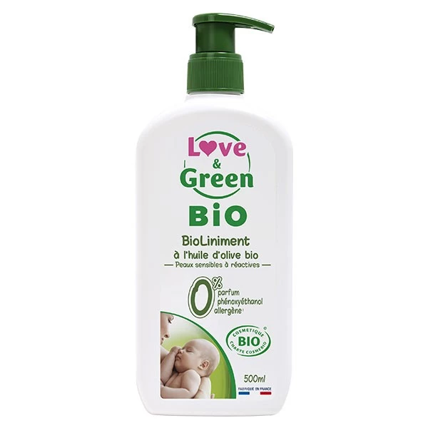 LOVE & GREEN BIOLINIMENTO ORGÁNICO CERTIFICADO 500ml - LOVE & GREEN