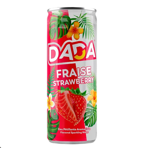 Eau Gaz.fraise Dada 33cl