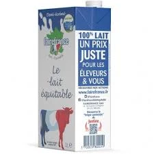 UHT 1L LEITE MEIO ESTERILIZADO MEIO ESTERILIZADO - FAIREFRANCE