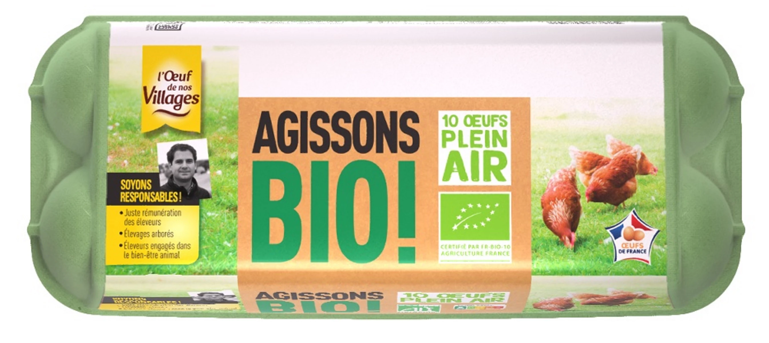 Oeuf Bio Agissons X10