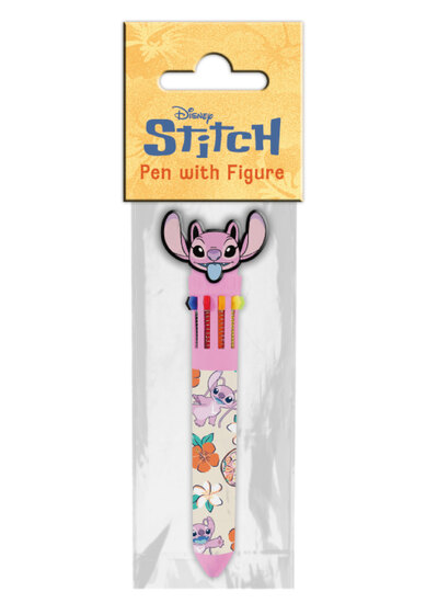 Stylo 10 Couleurs Rose Stitch
