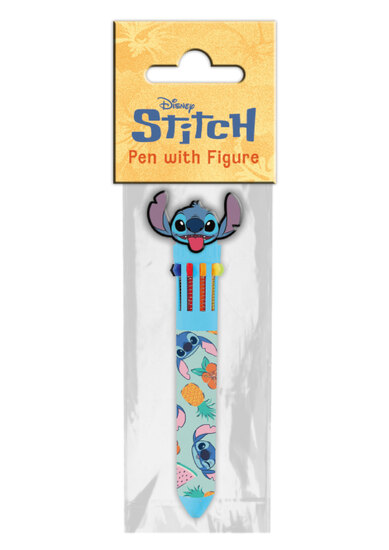 Stylo 10 Couleurs Bleu Stitch