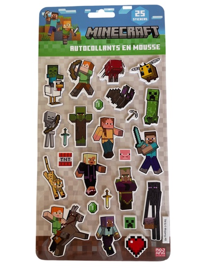 Stickers Mousse Minecraft
