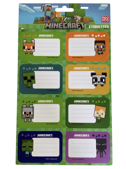 Etiquette Minecraft