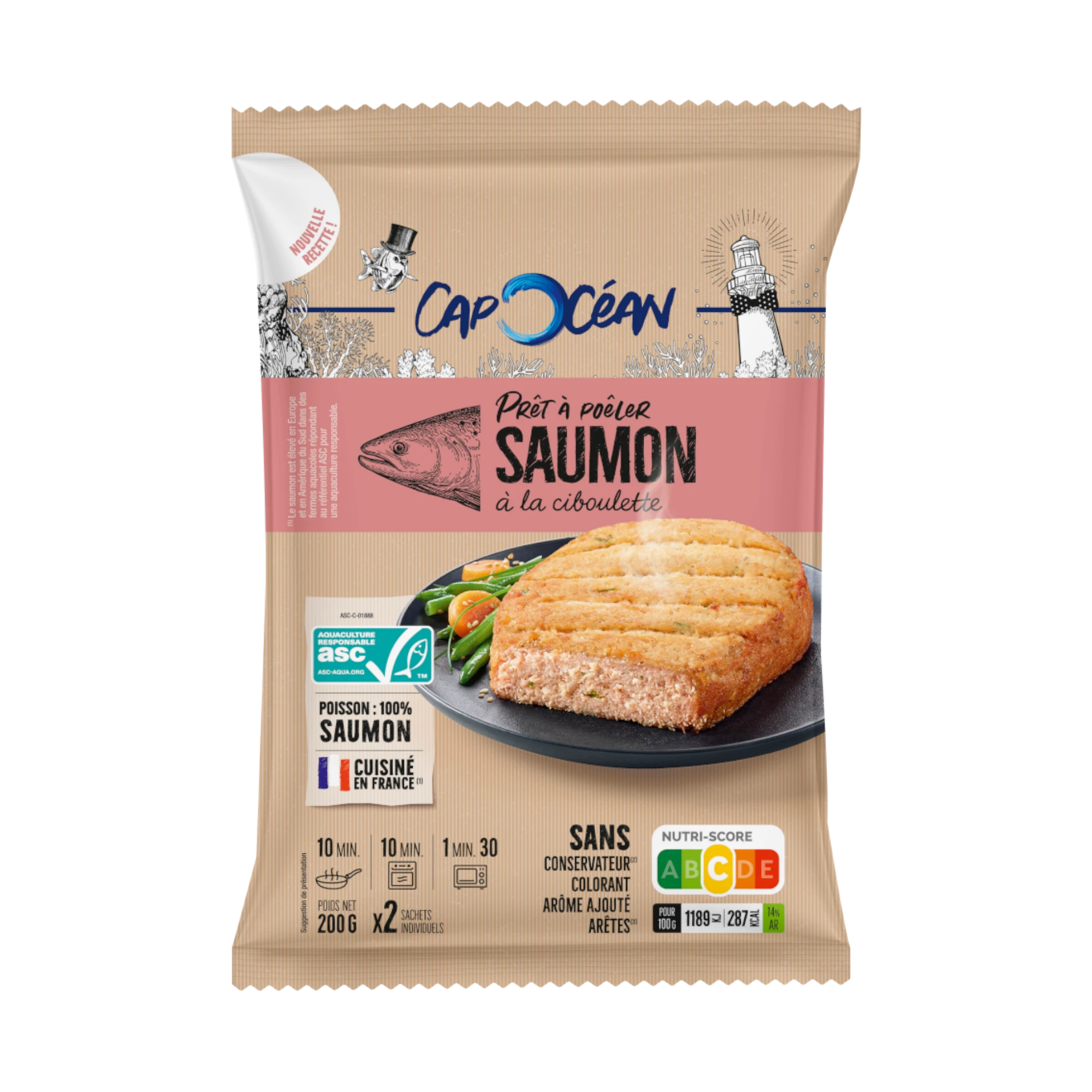 Pap Saumon Cib X2 200g