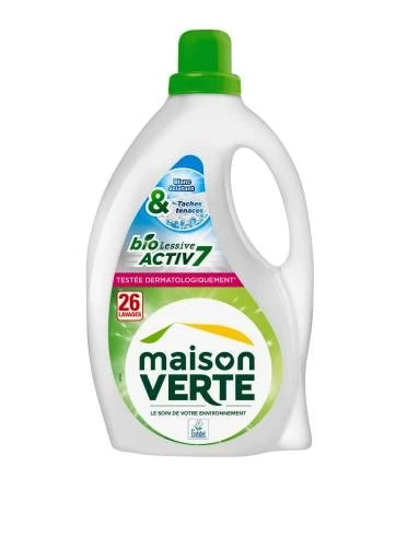 Detergente líquido para ropa Bio Active7 1,8l - MAISON VERTE