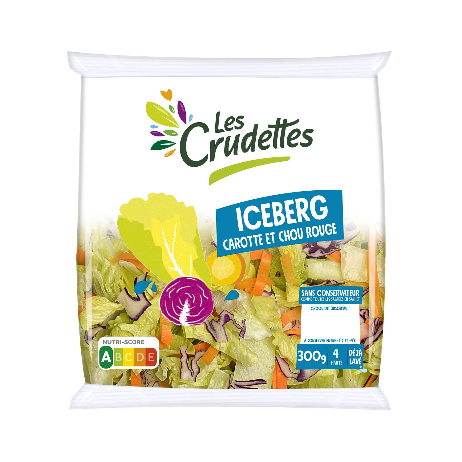 Crudette Iceberg Coloree da 300 g