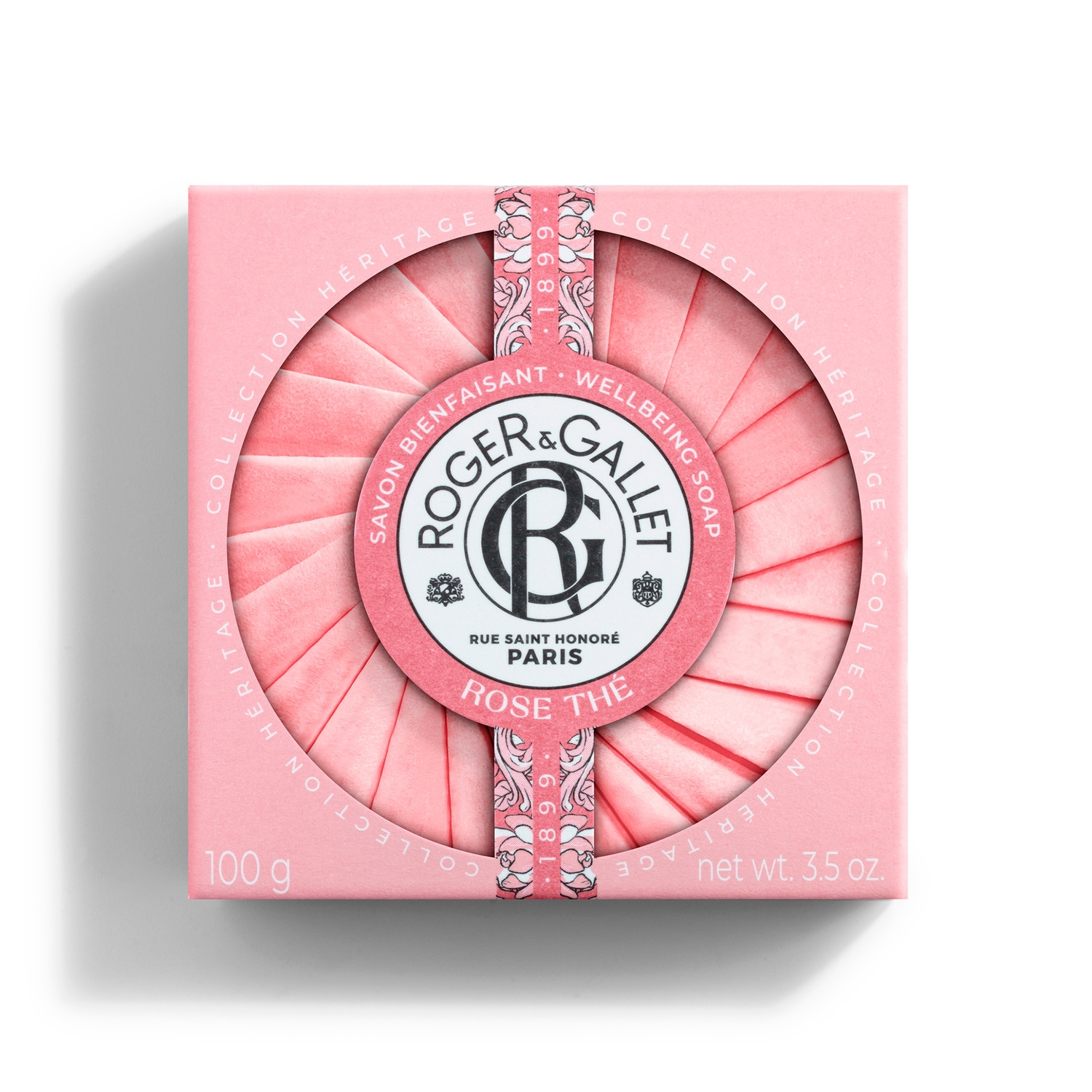Thé Rose Savon Bienfaisant 100 g - ROGER & GALLET