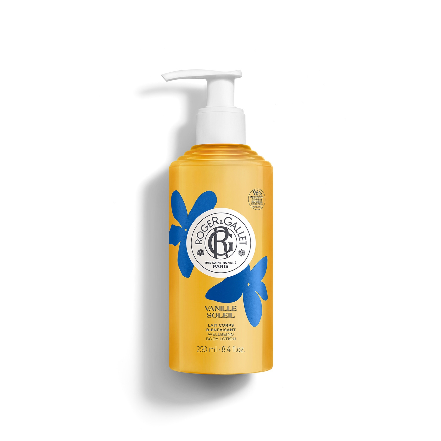 Vanille Soleil Lait Corps Bienfaisant 250 ml - ROGER & GALLET