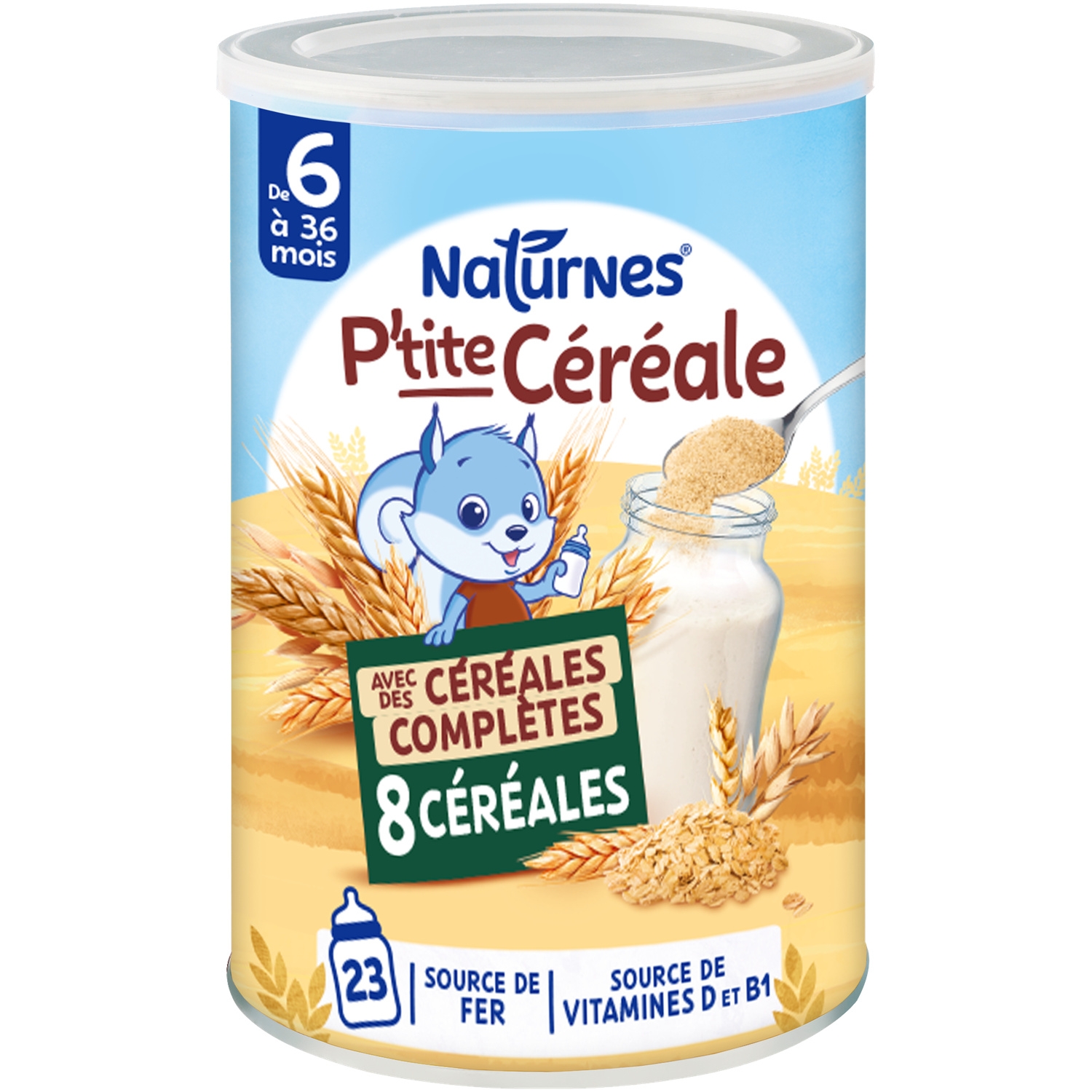 P'tite Céréale 8 céréales complètes dès 6 mois - NATURNES