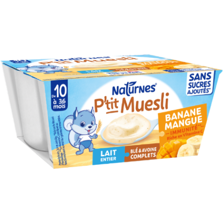 4x90g Pti Muesli Ban Mangue