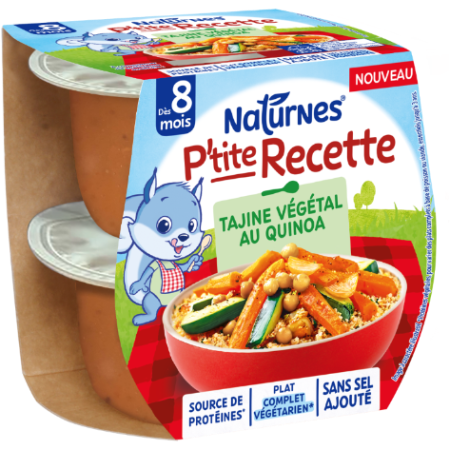 2x200g Pti Rec Tajine Vege