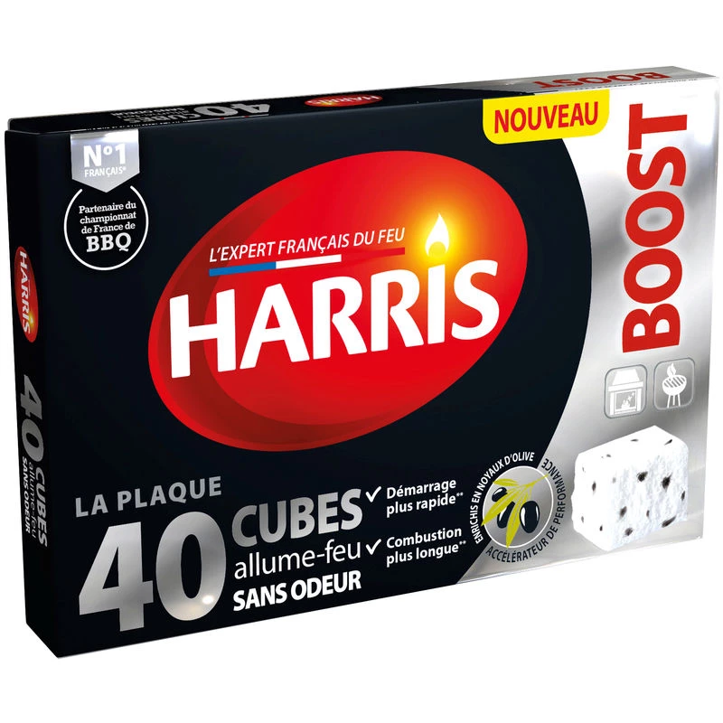 Harris 40 Cube Feu Ss Odeur Bo