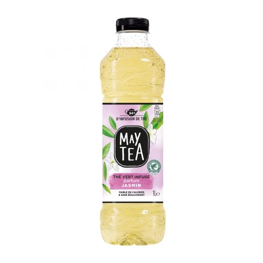 شاي أخضر مثلج بنكهة الياسمين 1 لتر - MAYTEA