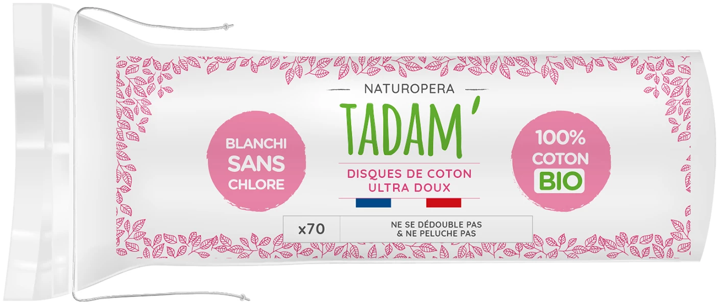 Tadam Organic Runde Wattepads X