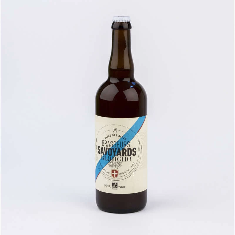 Bière blanches Bio -  75 cl - LES BRASSEURS SAVOYARDS