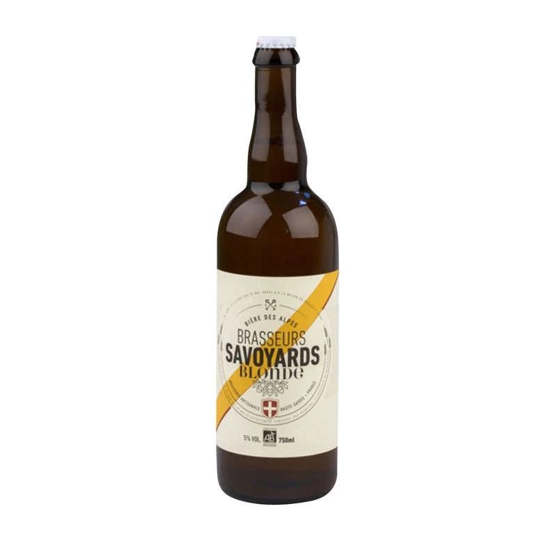 بيرة شقراء عضوية من جبال الألب 75cl - BRASSEURS SAVOYARDS
