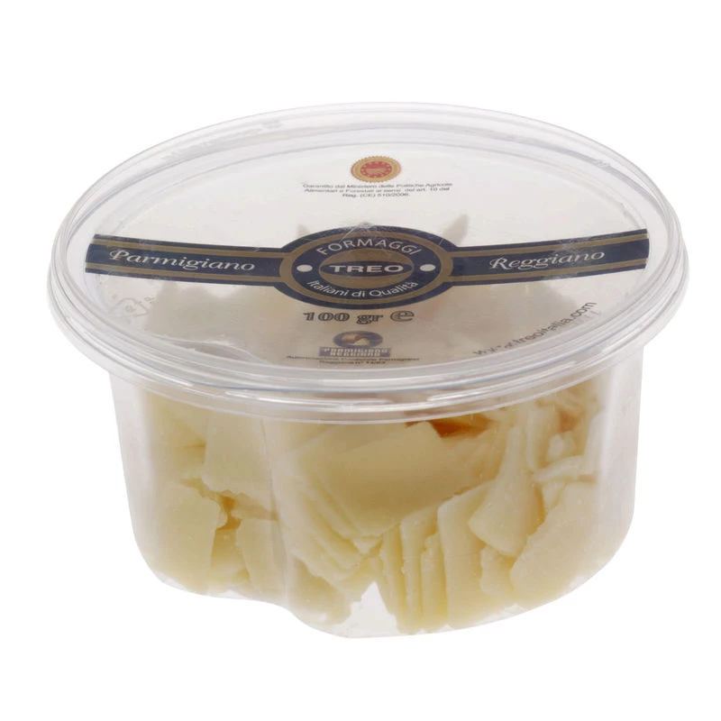 Parmesan cheese shavings 100g - TREO