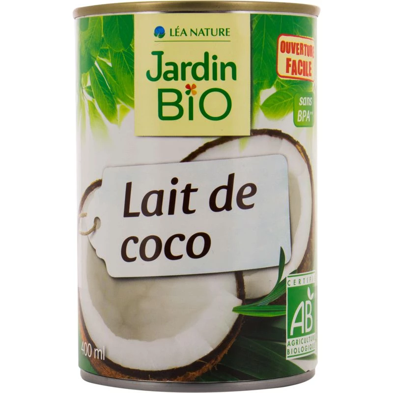 حليب جوز الهند العضوي 400 مل - JARDIN Bio