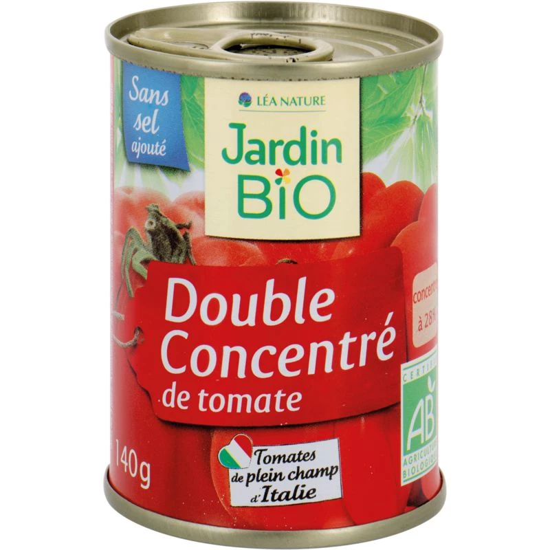 Concentrado duplo de tomate orgânico 140g - JARDIN Bio