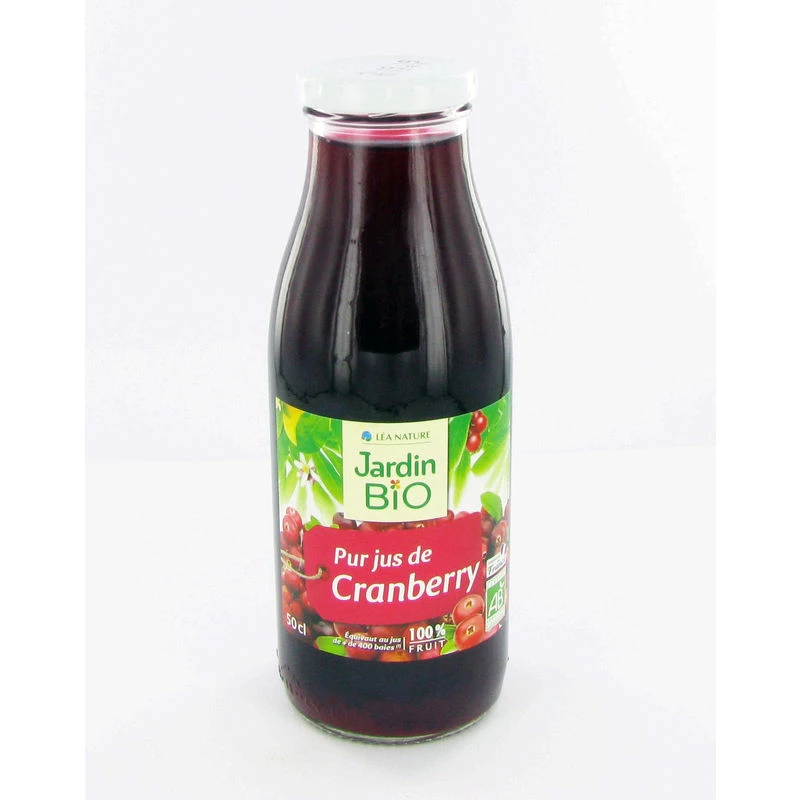 Pur jus de cranberry BIO 50cl - JARDIN BIO