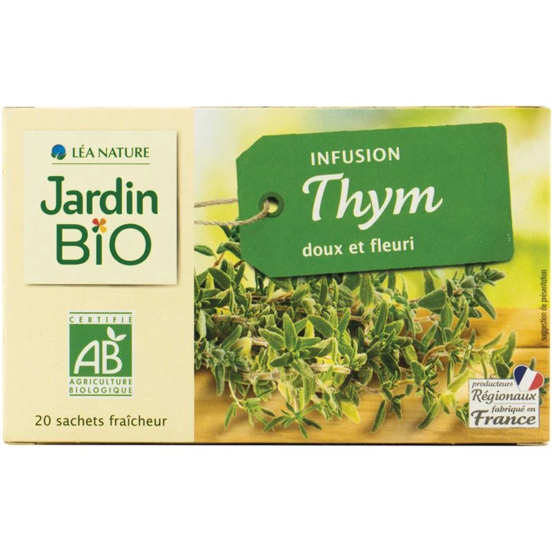 Infusão de Tomilho BIO 28g - JARDIM ORGÂNICO