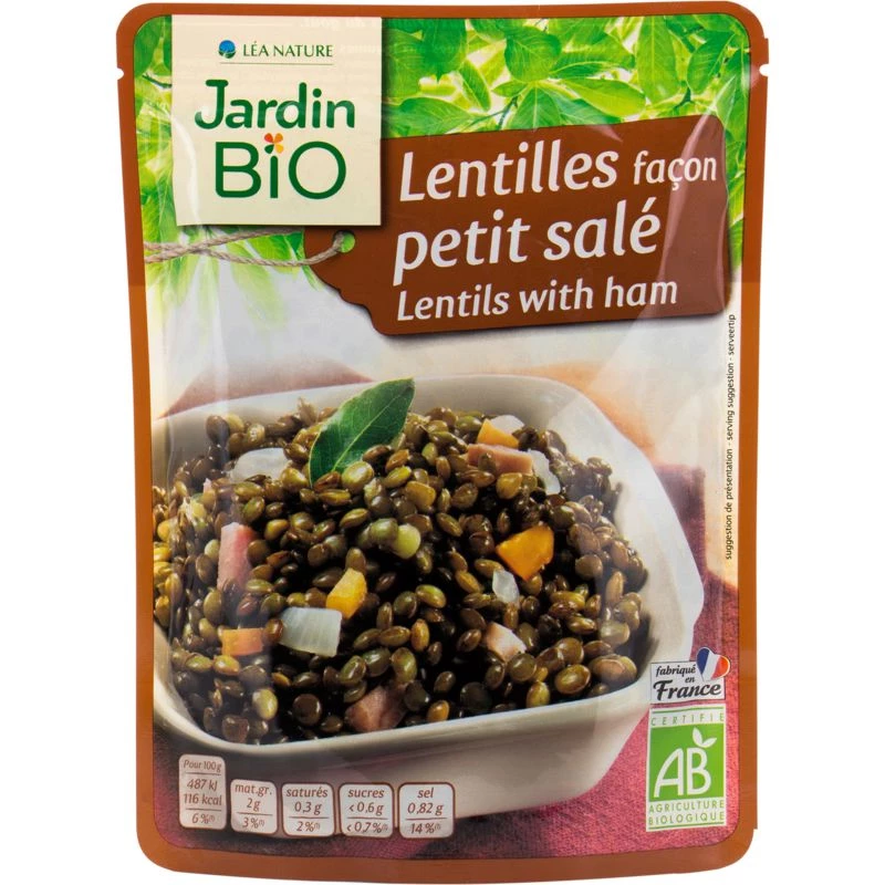 Lentilhas Ptit Sale Orgânicas 250g