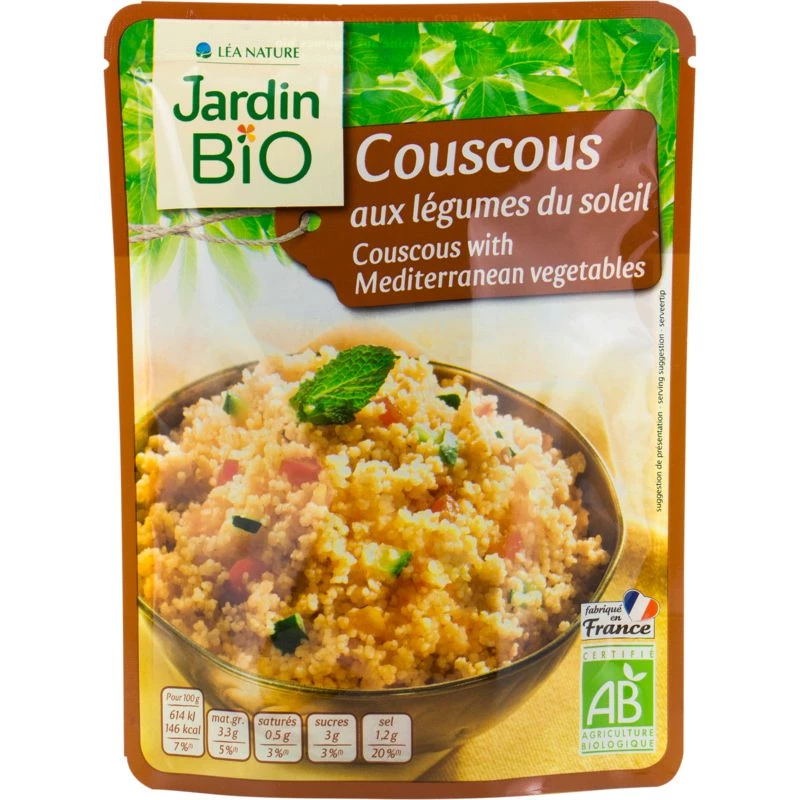 Couscous aux Légumes BIO 220g -JARDIN BIO
