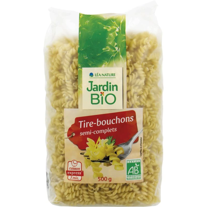 Semi-completos de Fusilli Bio 500g - JARDIN Bio