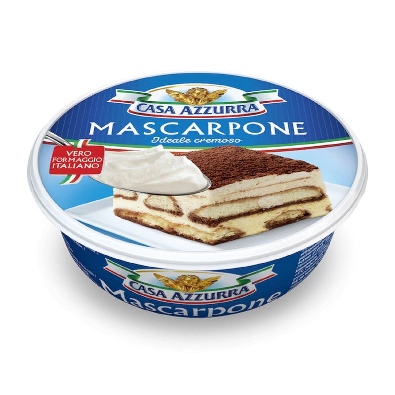Mascarpone trong nồi 45% mg 250g - CASA AZZURRA