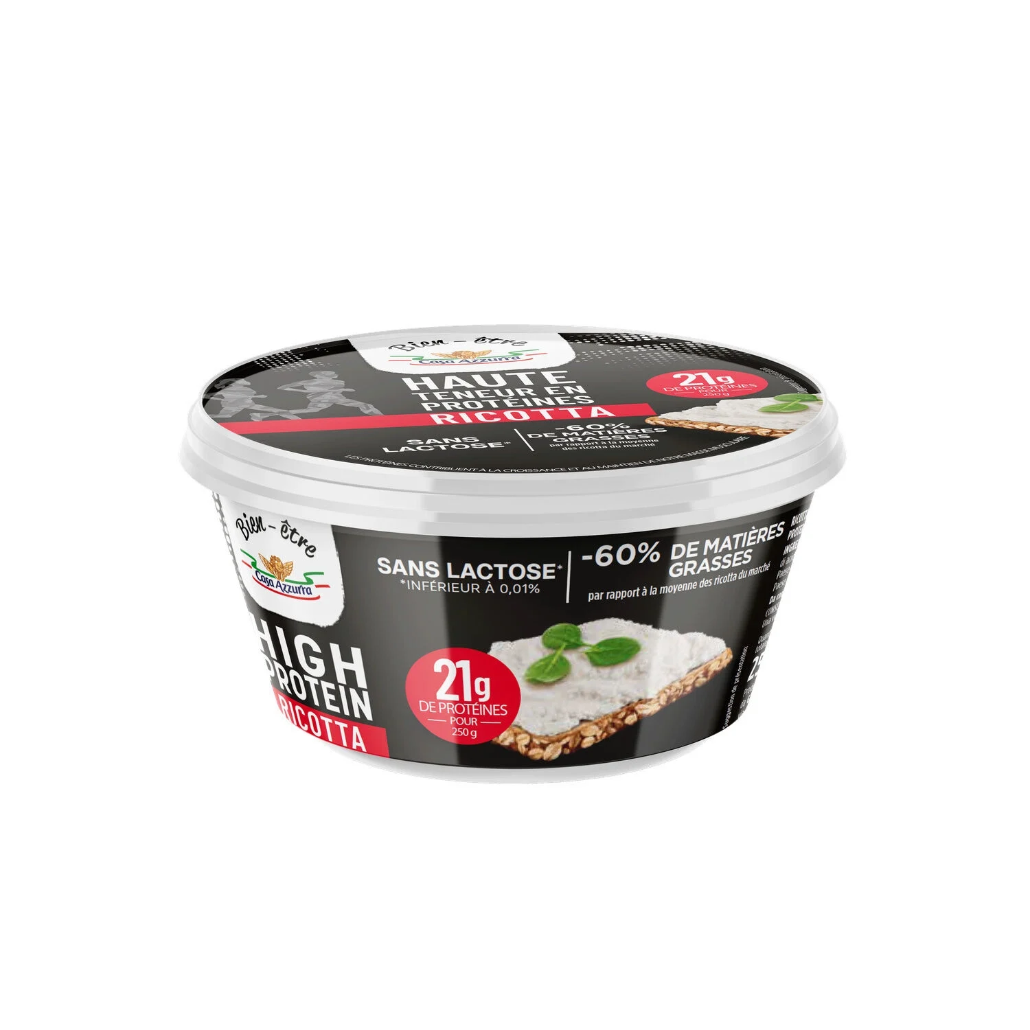Ricotta Riche En Protéines -60% Mg 250g - Casa Azzurra