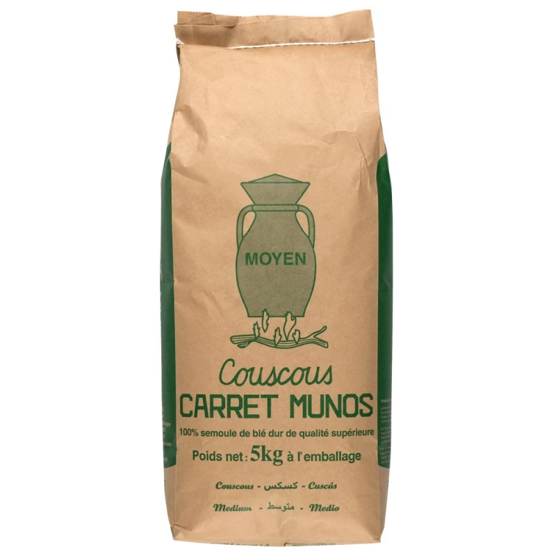 Medium Couscous 5kg - CARRET MUNOS