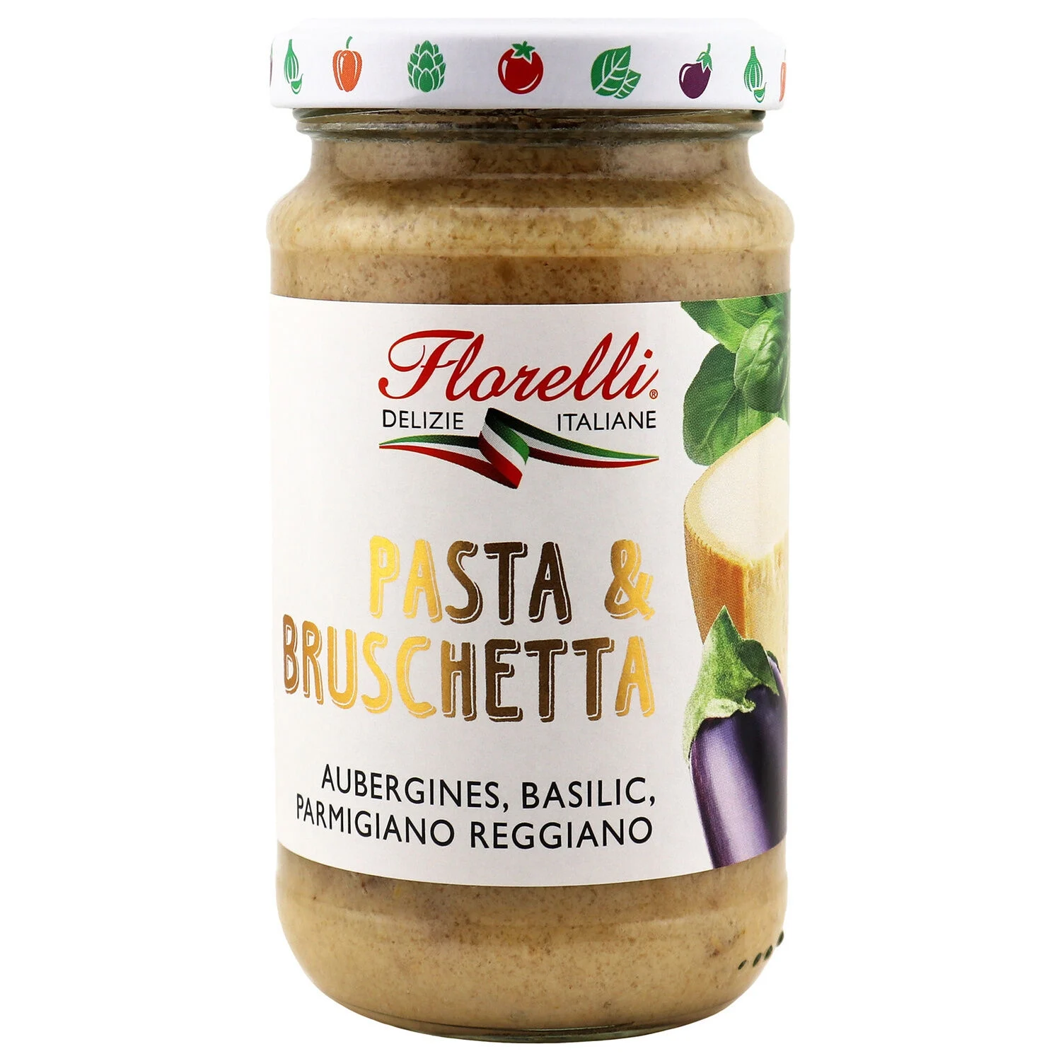 Eggplant Parmesan Basil Sauce 190g -florelli