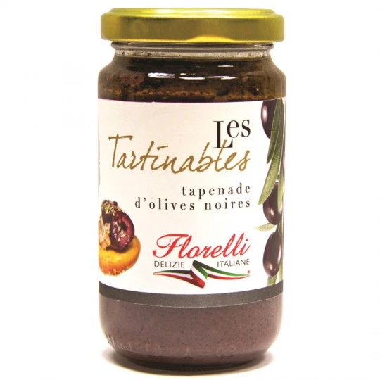 Tapenade van zwarte olijven - FLORELLI