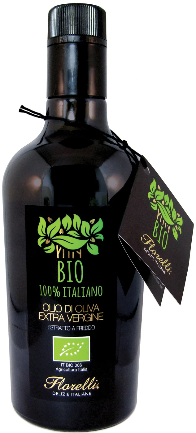 Olio Extra Vergine di Oliva Biologico, 0,5l - FLORELLI